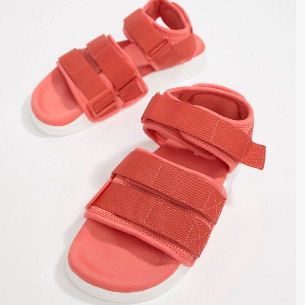 Adidas Adilette 2.0 coral red sandals
